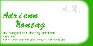 adrienn montag business card